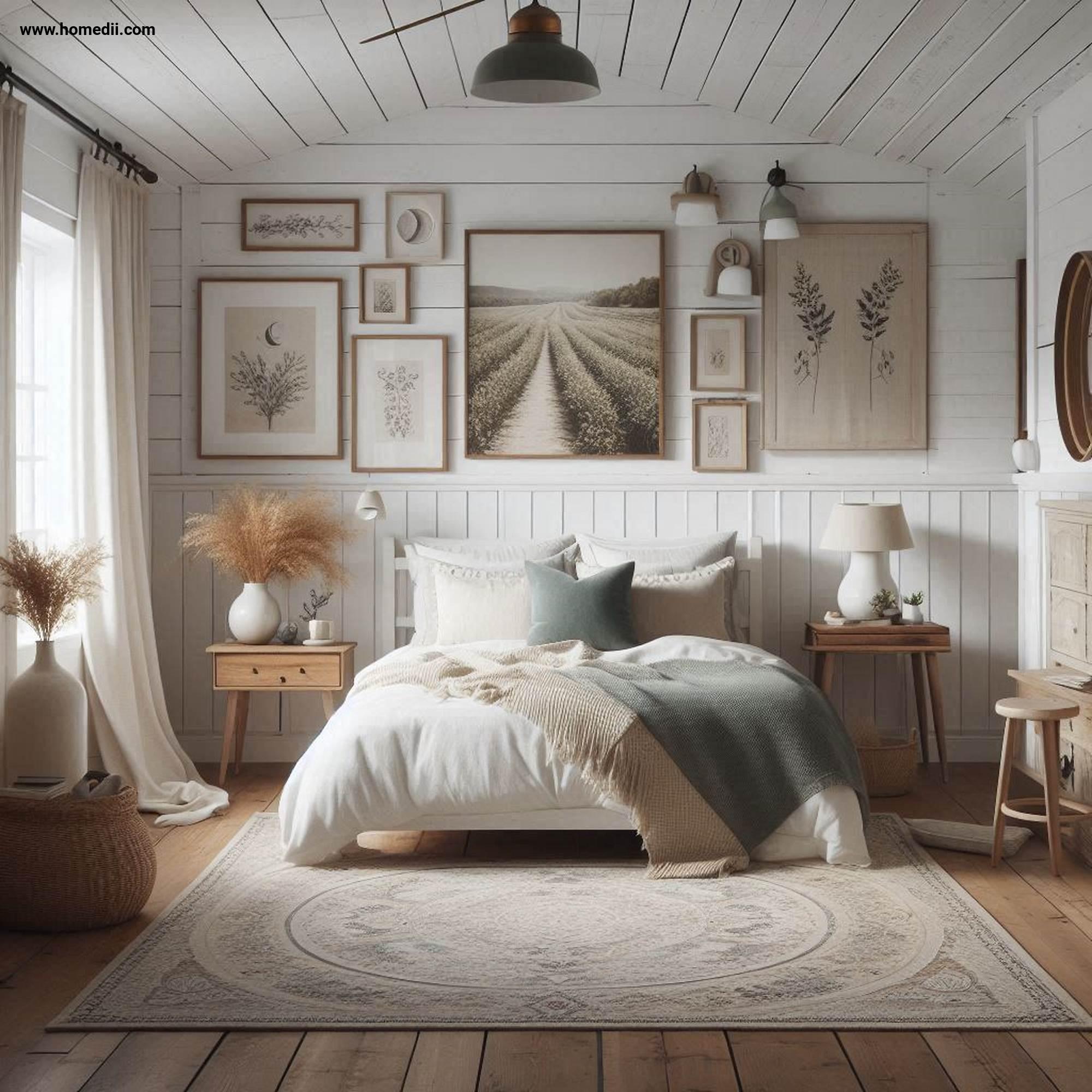 12 Farmhouse Bedroom Tips: How to Use Neutral Colors and Add Floral ...