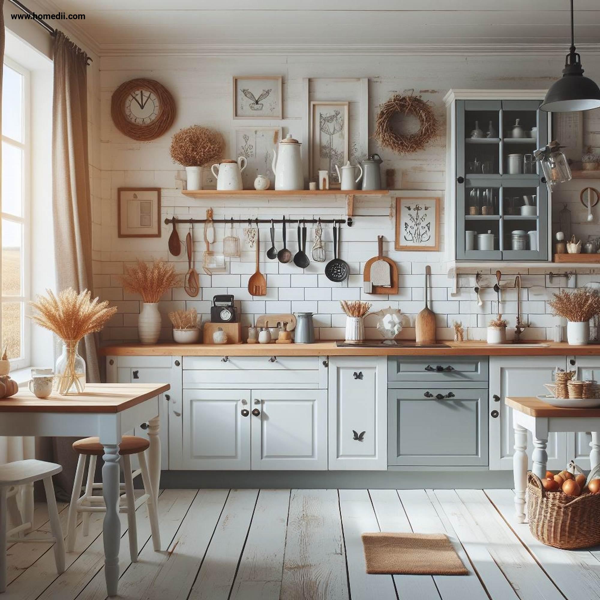 13 Farmhouse Kitchen Tips: How to Use Open Shelving and Install a ...