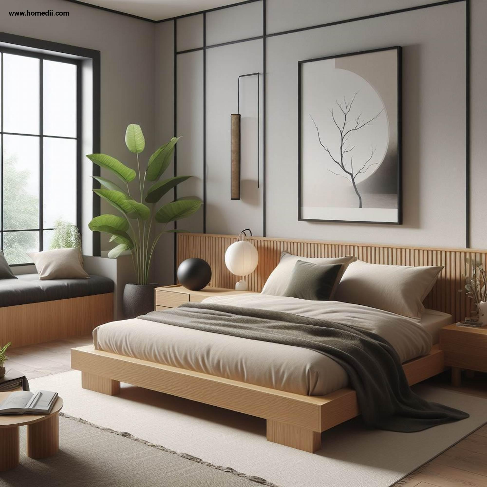 11 Japandi Bedroom Tips for Creating a Serene Retreat: Organic Bedding ...